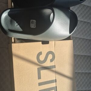 Adidas Black and Gray Yeezy Slides Us 8